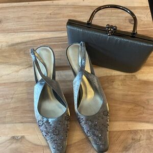 Women’s Party wear shoes with purse